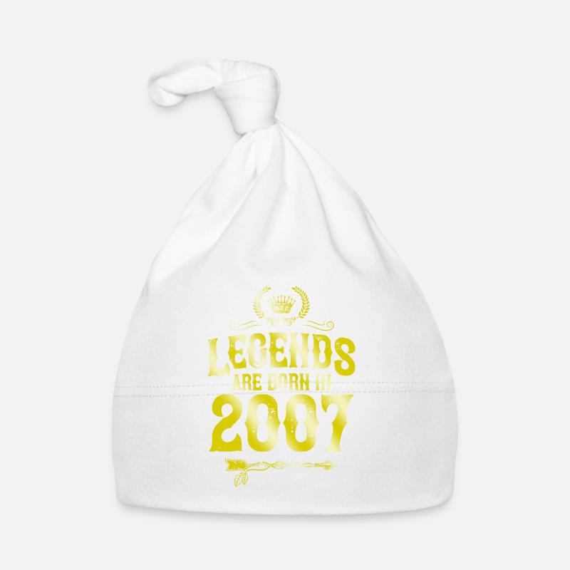 2007 legends born in Organic Baby Cap
