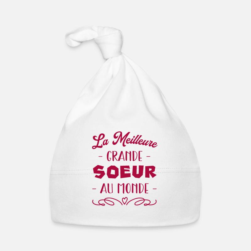 Grande Soeur Universelle C'est La Mienne Bonnet bio Bébé