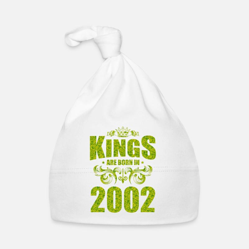 kings are born 2002 Organic Baby Cap