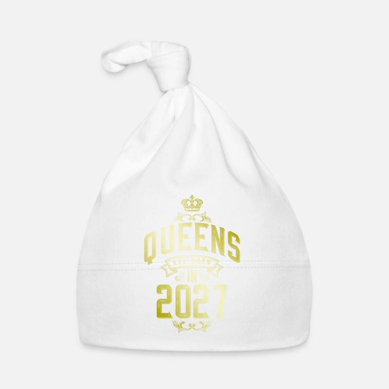 Queens born in 2027 Baby Bio-Mütze
