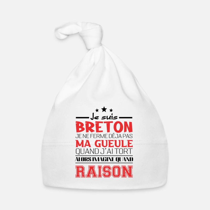 Je suis Breton Bonnet bio Bébé
