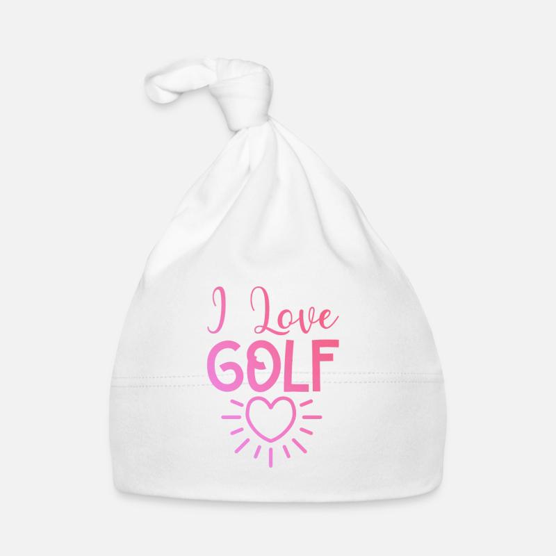 Ich liebe Golf Baby Bio-Mütze