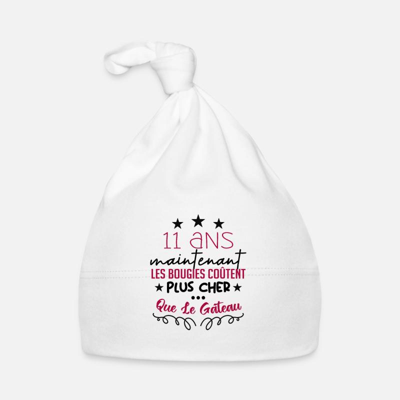 humour anniversaire 11 ans Bonnet bio Bébé