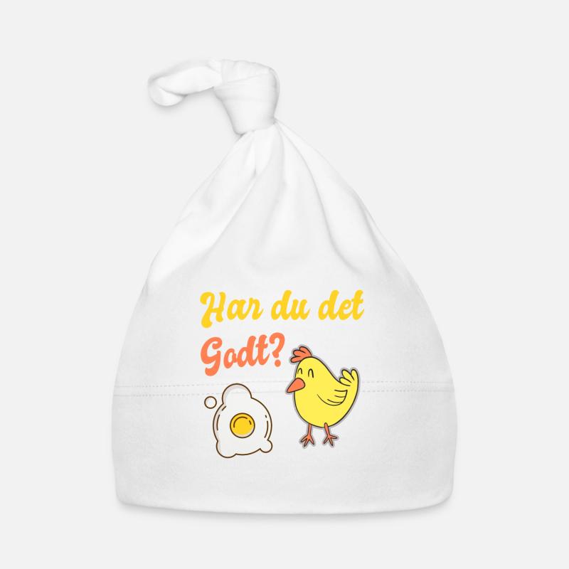 Chick fragt das Ei: Geht es dir gut? Baby Bio-Mütze
