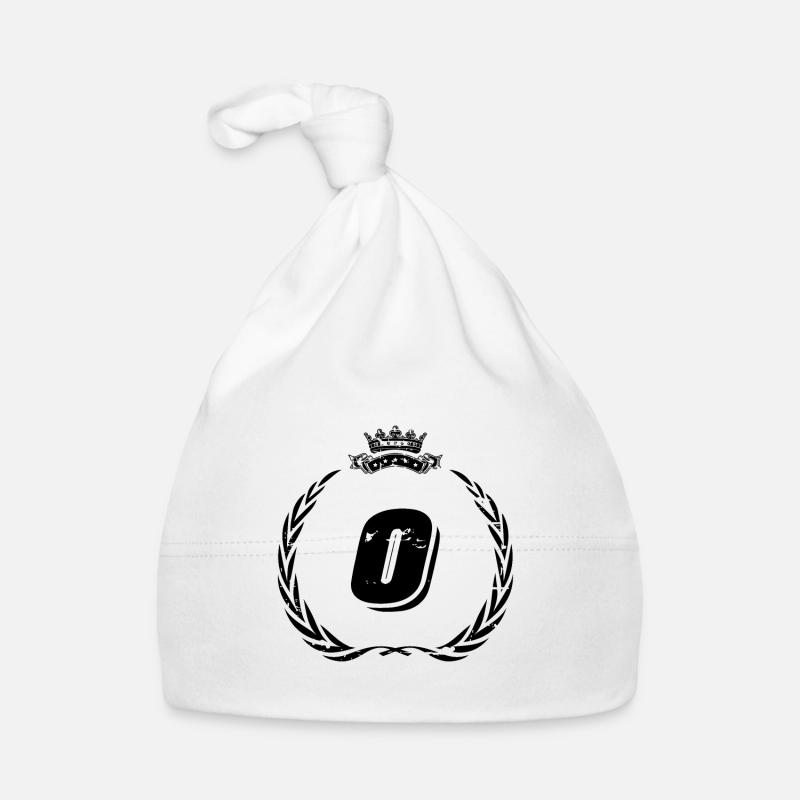 O Buchstabe Kranz Baby Bio-Mütze