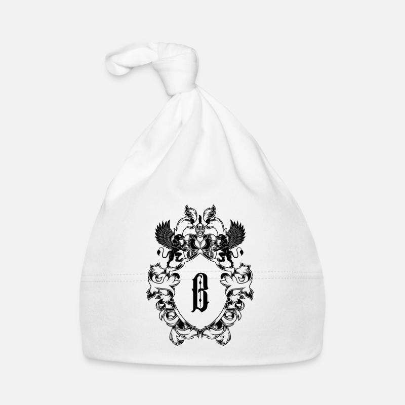 Armoiries de la lettre B Bonnet bio Bébé