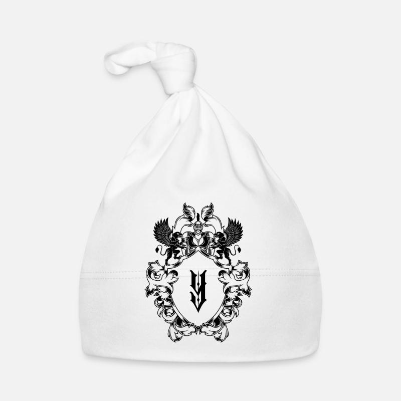 Y Buchstabe Wappen Baby Bio-Mütze