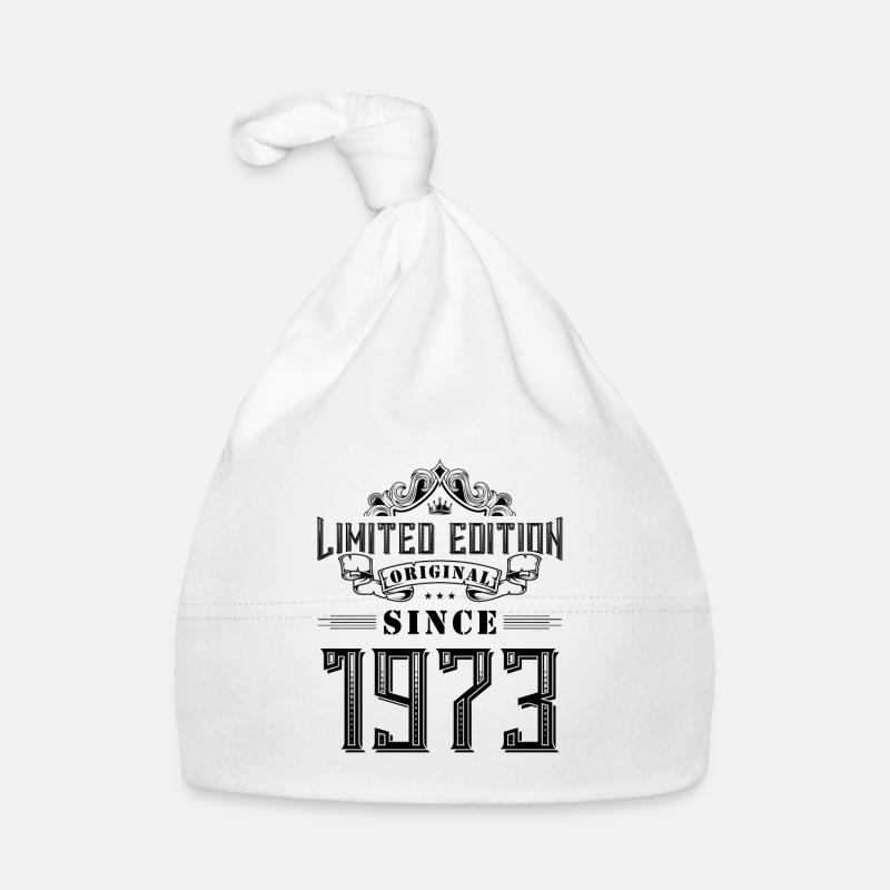 1973 limited edition - Baby Bio-Mütze - Weiß