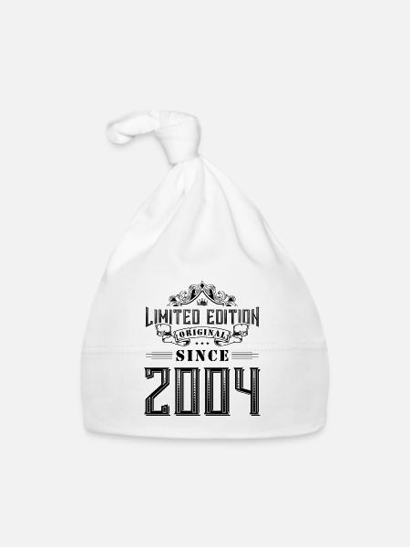 2004 limited edition - Organic Baby Cap - white - Front