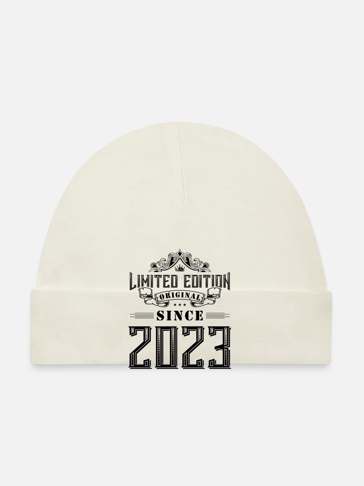 Édition limitée 2023 - Bonnet bio Bébé - blanc - Devant