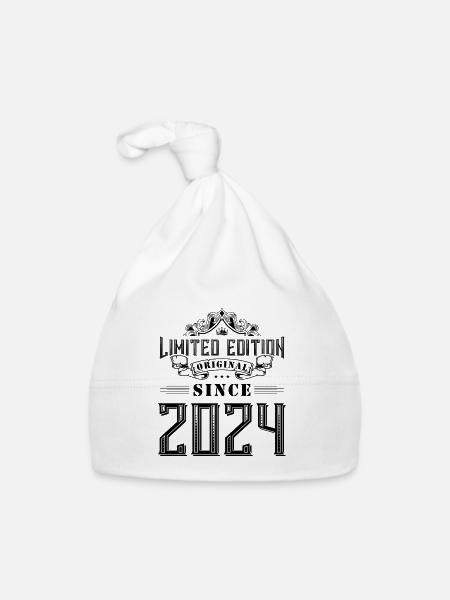 Édition limitée 2024 - Bonnet bio Bébé - blanc - Devant