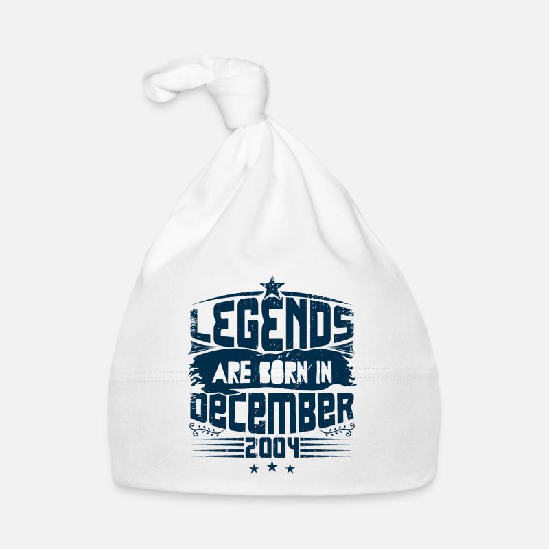 Legends Are Born In December 2004 Bonnet bio Bébé