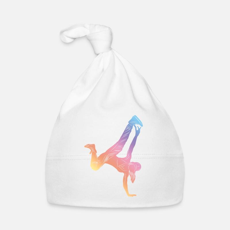 Gymnastic Silhouette Baby Bio-Mütze