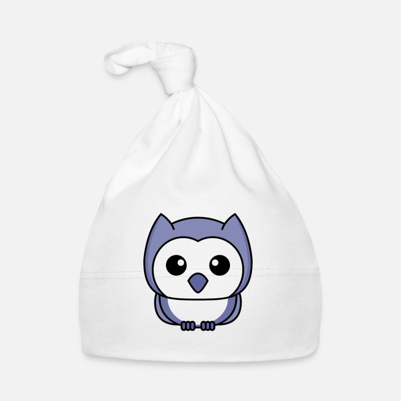 Owl Comic Organic Baby Cap
