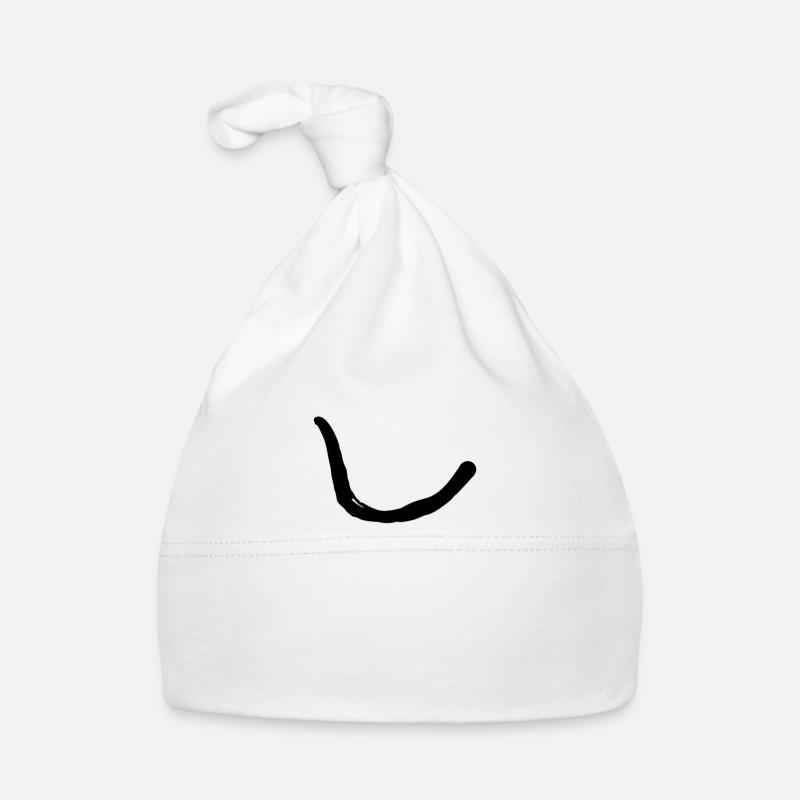 Lettre coréenne N Bonnet bio Bébé