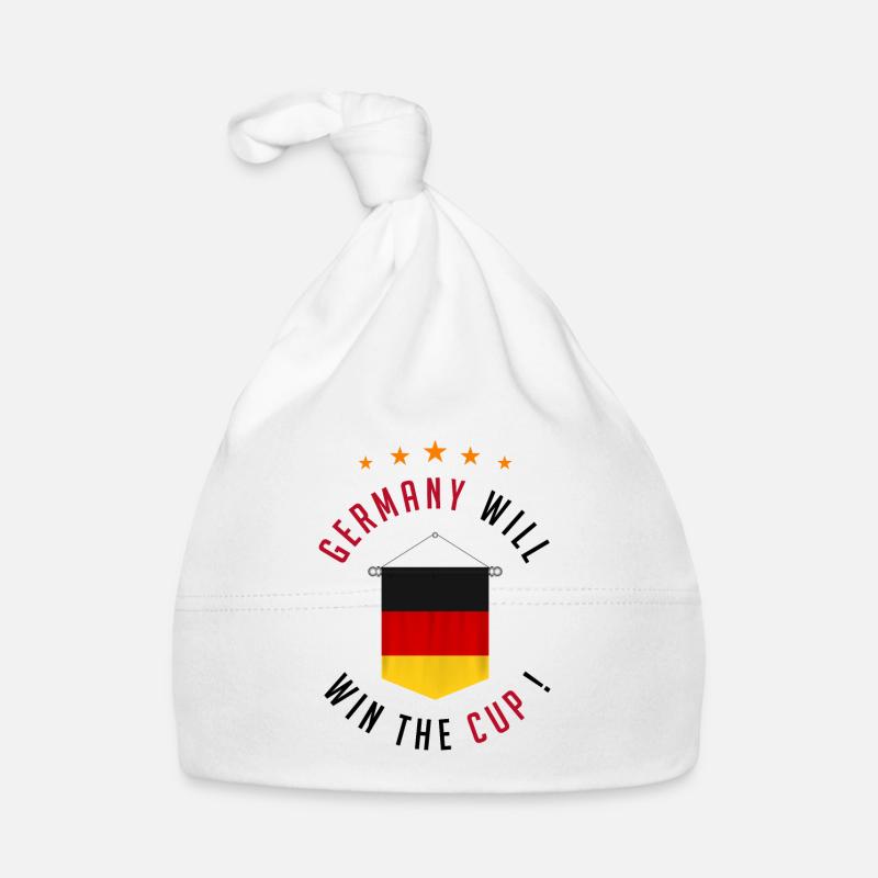 Deutschland wird den Pokal gewinnen! Baby Bio-Mütze
