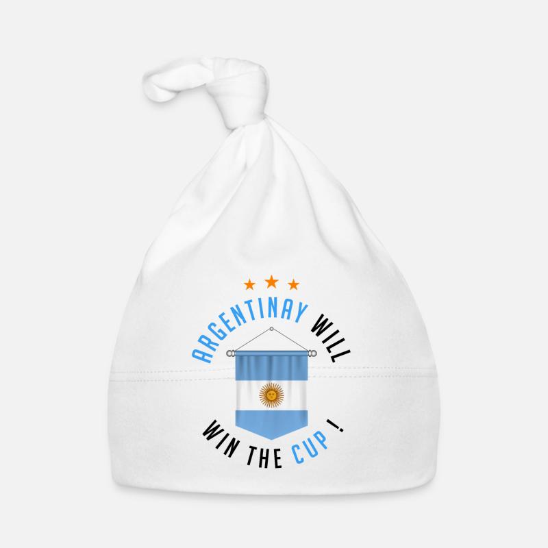 Argentina Will Win The Cup! Organic Baby Cap