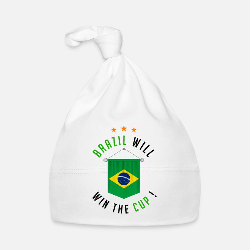 Brazil Will Win The Cup! Organic Baby Cap