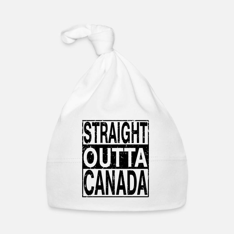 Canada Straight outta Canada Organic Baby Cap