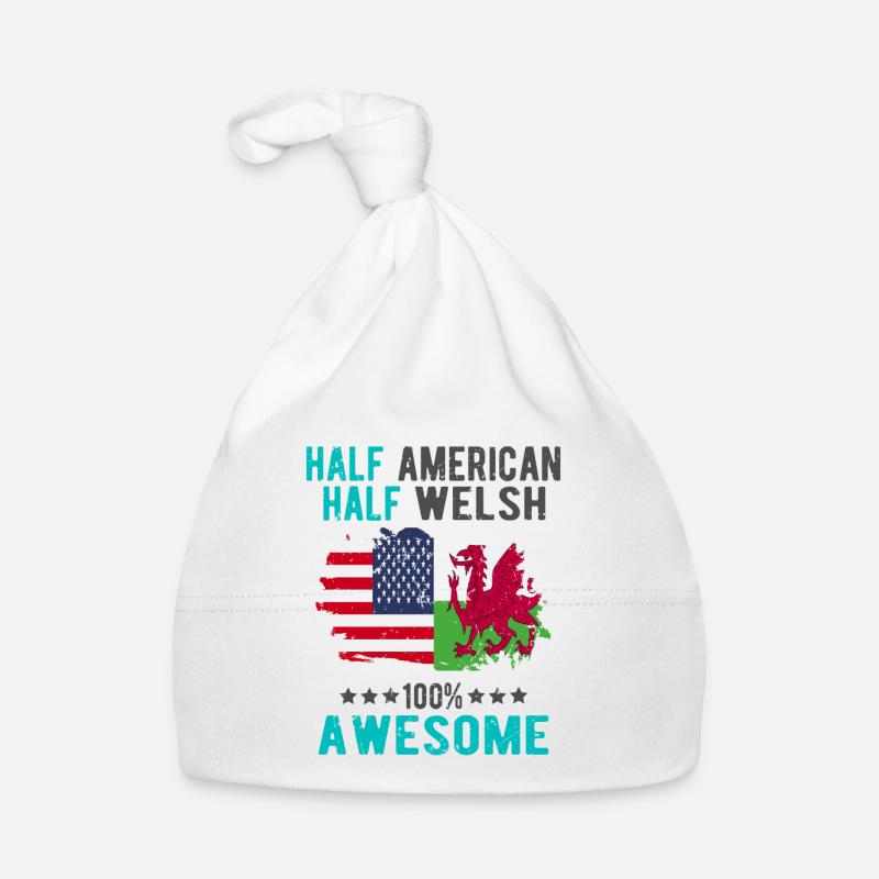 Halb Amerikaner Halb Waliser Baby Bio-Mütze