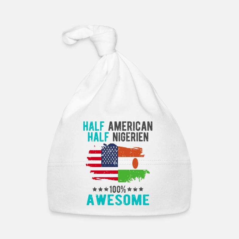 Half American Half Nigerien Organic Baby Cap