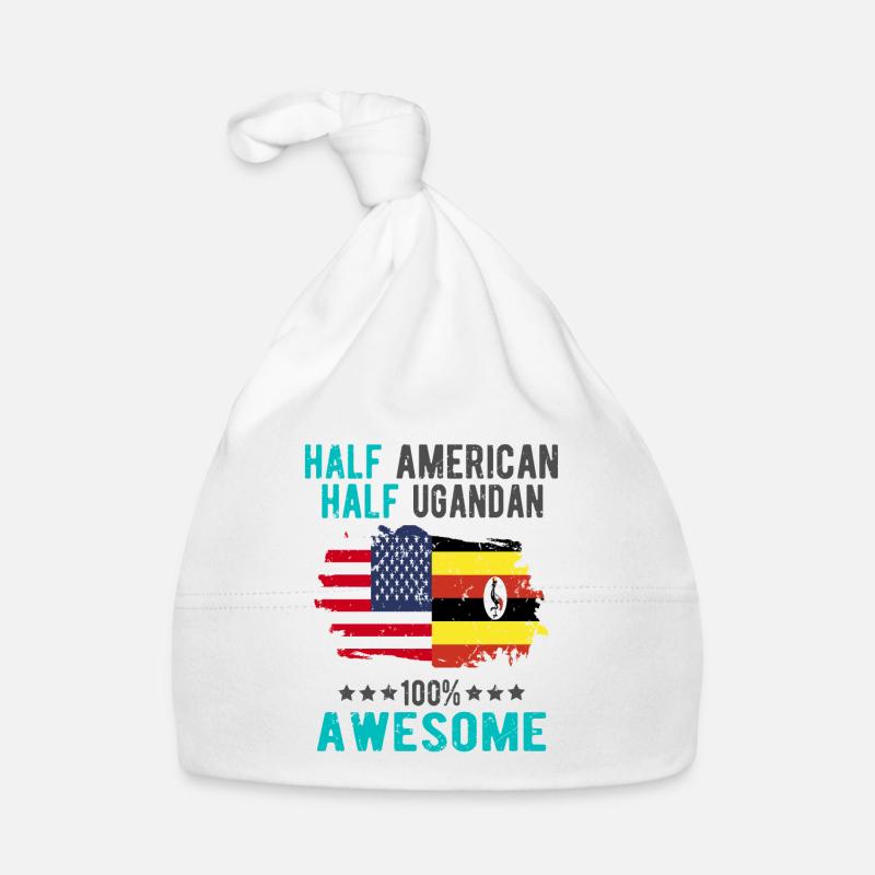 Half American Half Ugandan Organic Baby Cap
