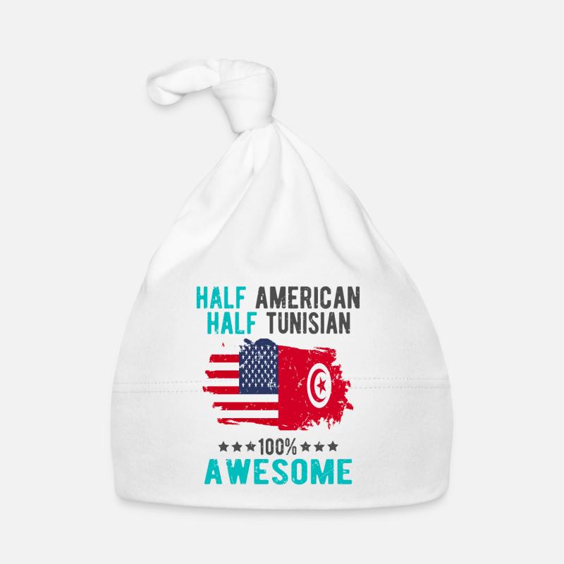 Halb Amerikaner Halb Tunesier Baby Bio-Mütze