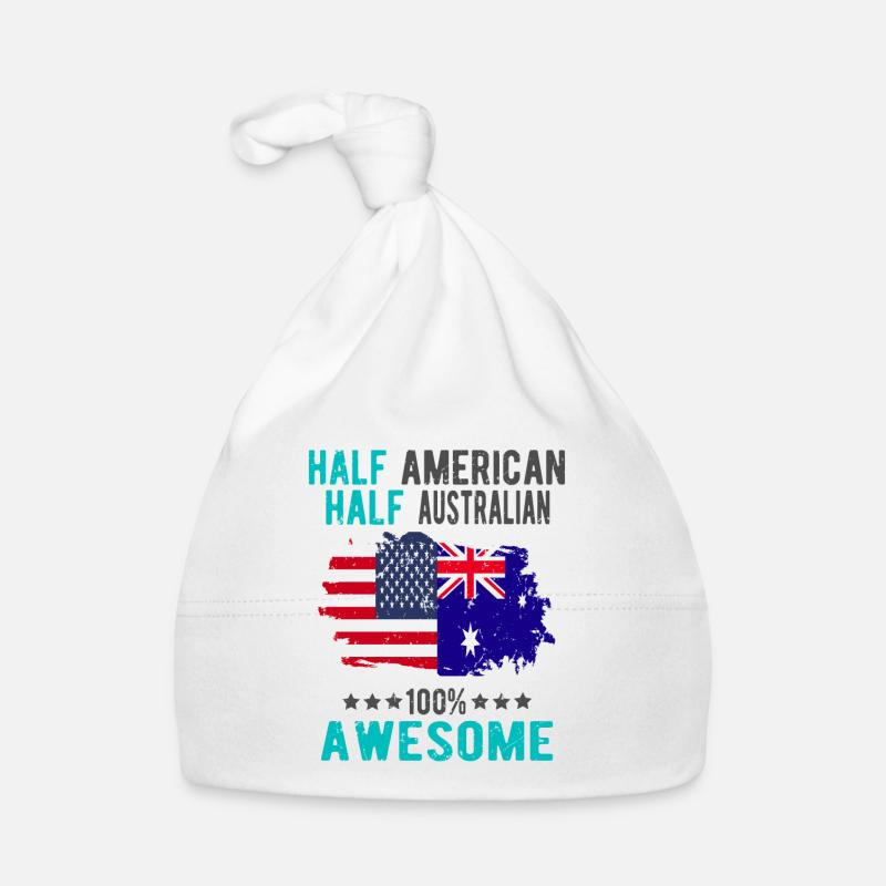 Halb Amerikaner Halb Australier Baby Bio-Mütze