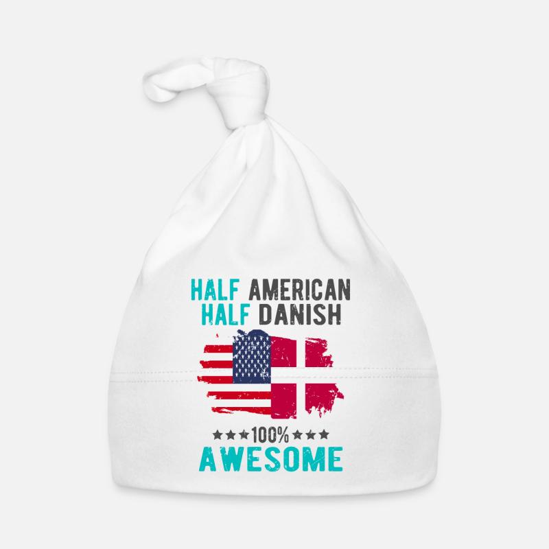 Halb Amerikaner Halb Däne Baby Bio-Mütze