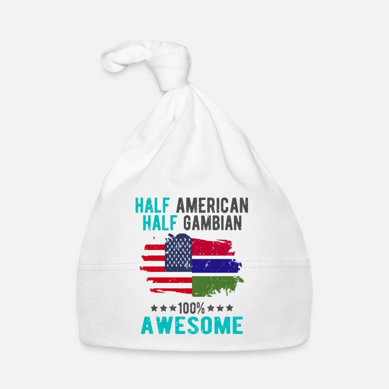 Halb Amerikaner Halb Gambier Baby Bio-Mütze