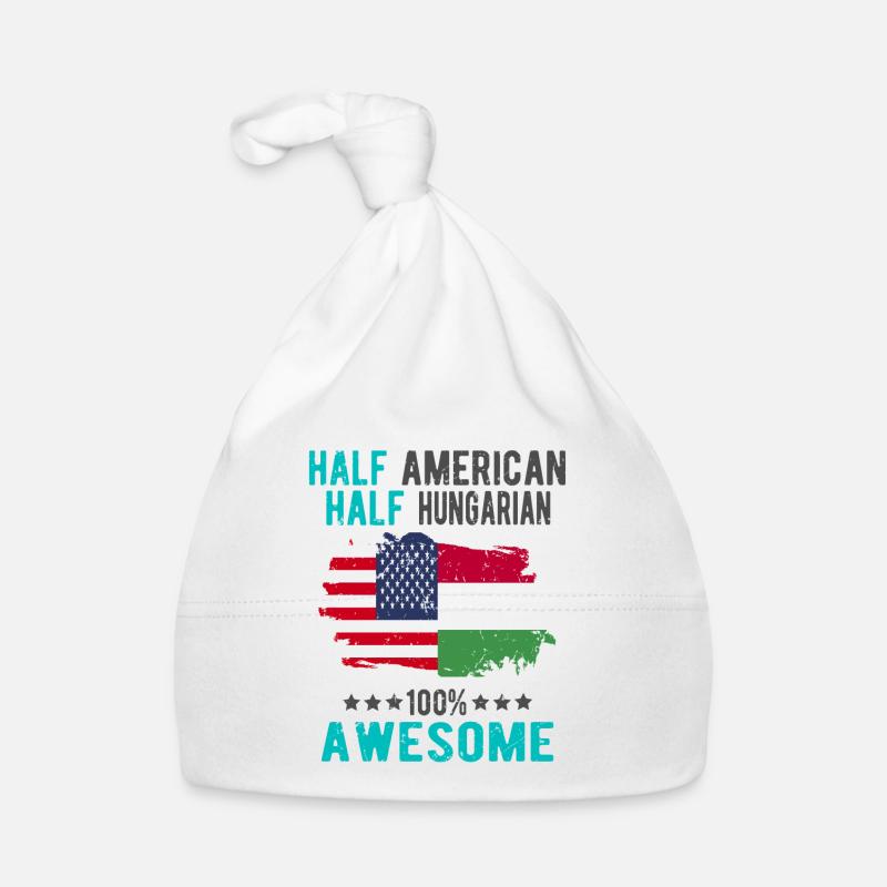 Halb Amerikaner Halb Ungar Baby Bio-Mütze