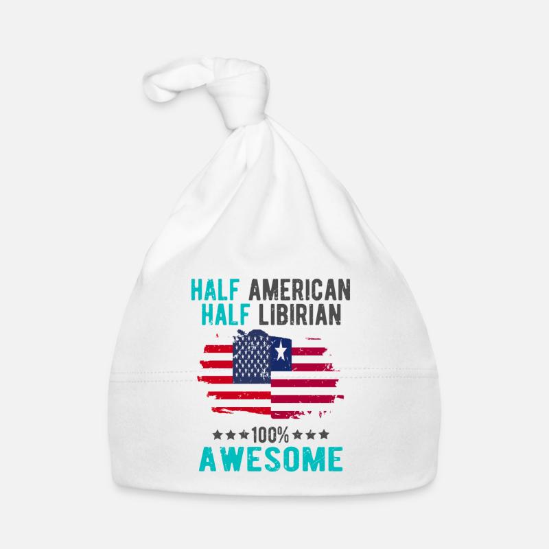 Moitié américain moitié libyen Bonnet bio Bébé