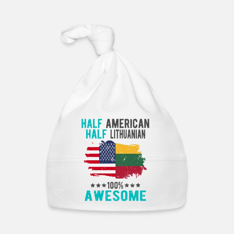 Halb Amerikaner Halb Litauer Baby Bio-Mütze