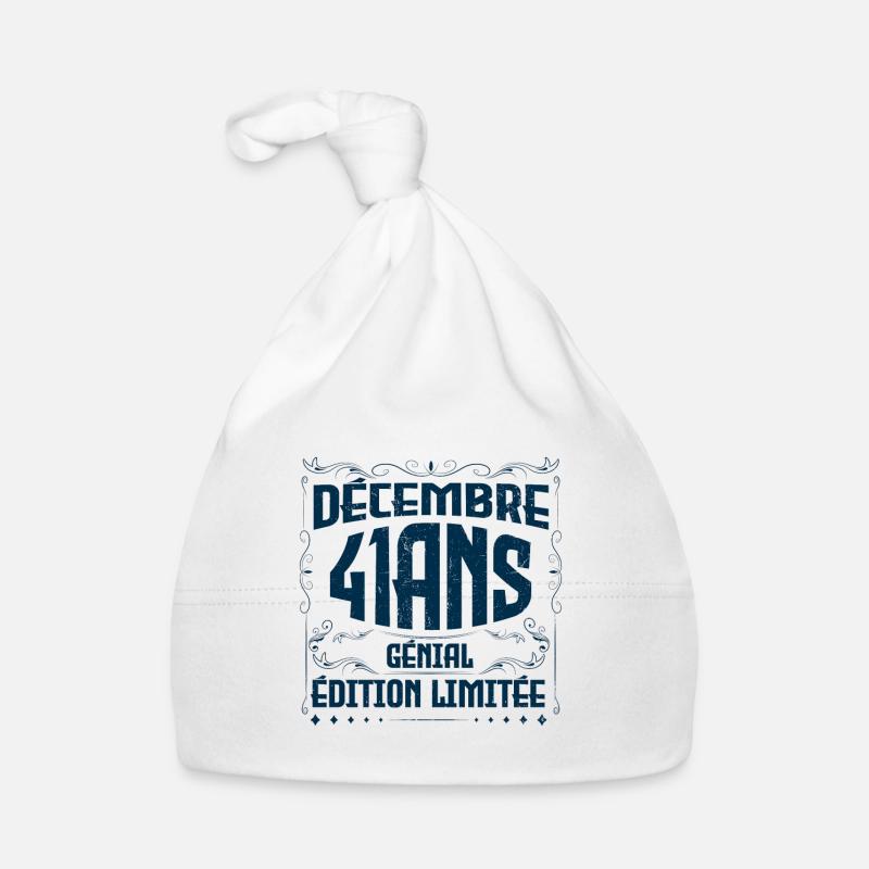 DÉCEMBRE 41 Ans | Édition limitée Bonnet bio Bébé
