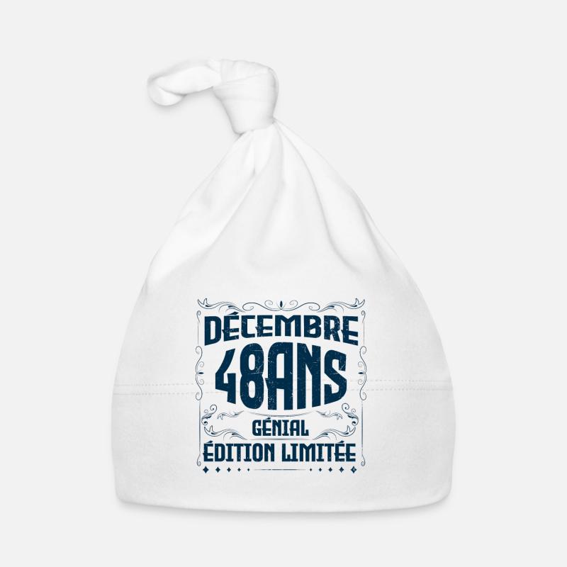 DÉCEMBRE 48 Ans | Édition limitée Bonnet bio Bébé