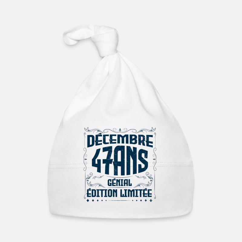 DÉCEMBRE 47 Ans | Édition limitée Bonnet bio Bébé