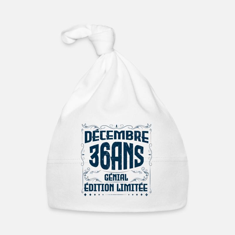 DÉCEMBRE 36 Ans | Édition limitée Bonnet bio Bébé