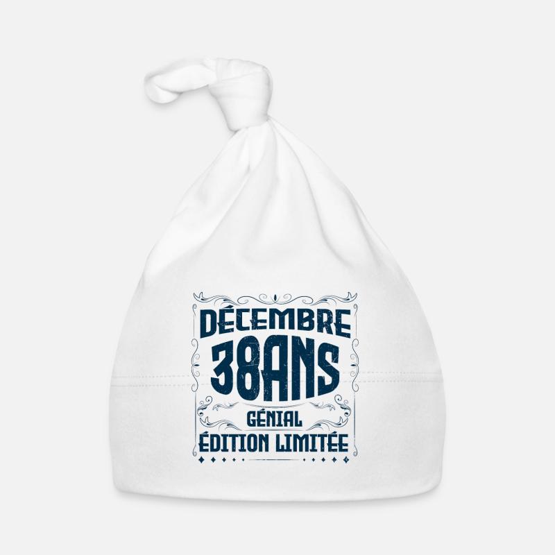 DÉCEMBRE 38 Ans | Édition limitée Bonnet bio Bébé