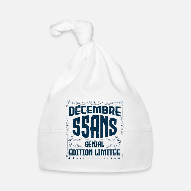 DÉCEMBRE 55 Ans | Édition limitée Bonnet bio Bébé