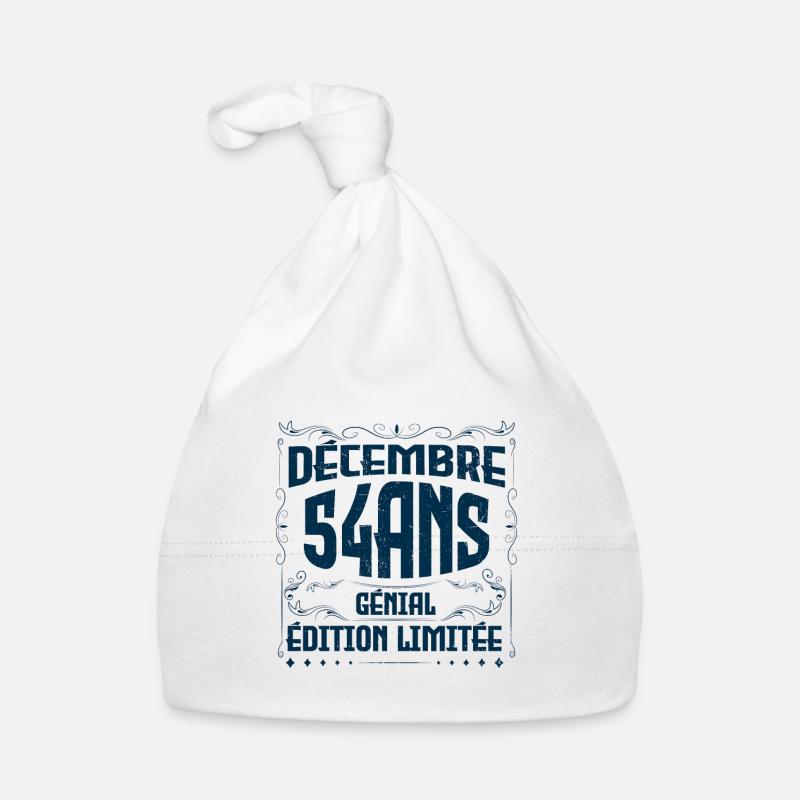 DÉCEMBRE 54 Ans | Édition limitée Bonnet bio Bébé