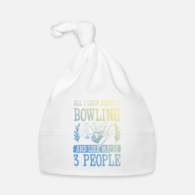 Bowling drôle de dicton Bonnet bio Bébé