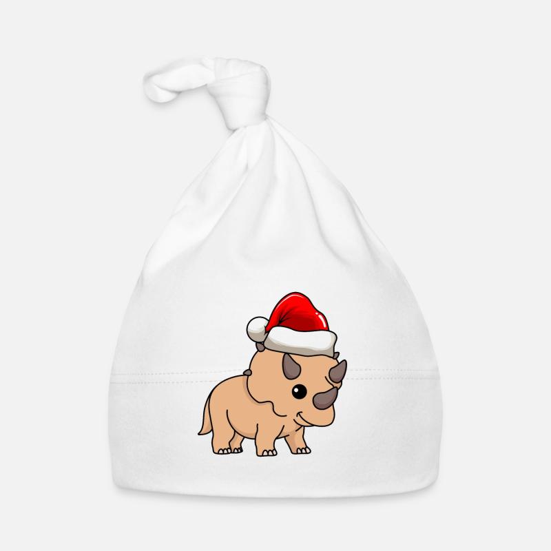 Dinosaurier triceratops Weihnachten Baby Bio-Mütze