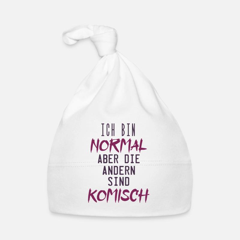 ich bin normal aber die andern sind komisch Baby Bio-Mütze