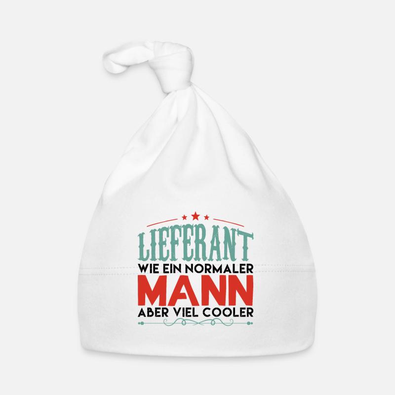 LIEFERANT WIE EIN NORMALER MANN ABER VIEL COOLER! Baby Bio-Mütze