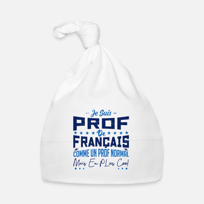Je Suis Prof De Français Bonnet bio Bébé
