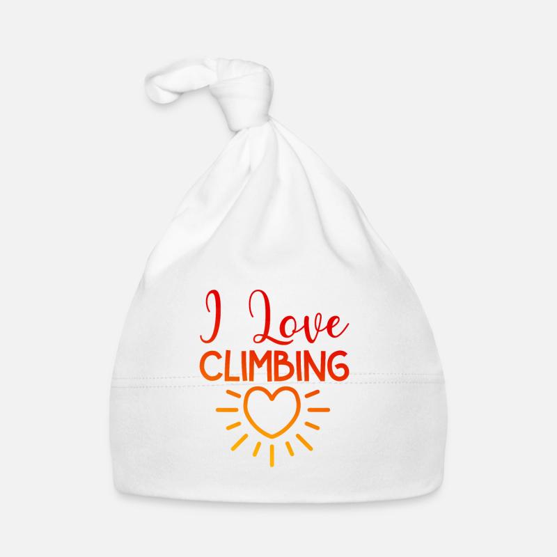 I love climbing Organic Baby Cap