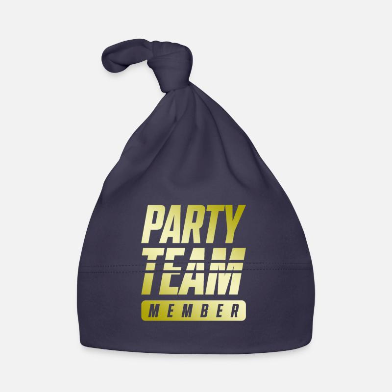 Party Team Organic Baby Cap
