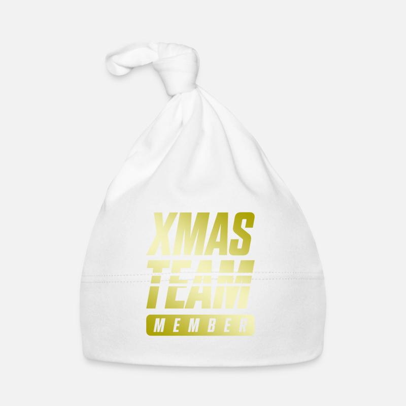 Xmas Team Organic Baby Cap