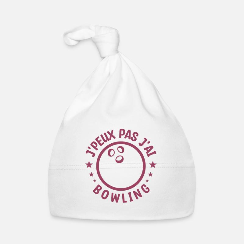 J’peux pas j’ai bowling Bonnet bio Bébé