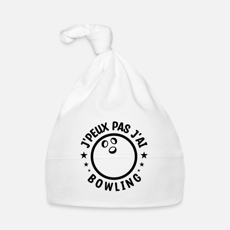 J’peux pas j’ai bowling Bonnet bio Bébé